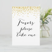 Favorieten Neem a.u.b. een bord van 5x7" grootte Kaart (Staand voorkant)