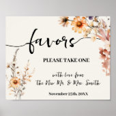 Favorieten Party Wedding Vrijgezellenfeest Herfst  Poster (Voorkant)