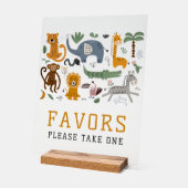 Favorieten Twee wilde verjaardagssafaridieren Scha Acryl Bord (Hoek)