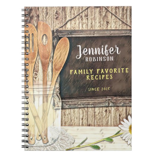 Favorieten van Recipe Book Family Notitieboek (Voorkant)
