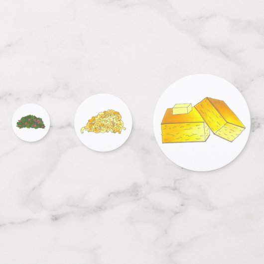 Favorieten van soep Southern Brunch Lunch Confetti (Achterkanten)