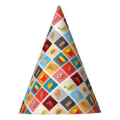 Favorieten voor fastfood van de feestpartij feesthoedjes (Voorkant)