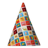 Favorieten voor fastfood van de feestpartij feesthoedjes (Rechts)