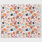 Favorieten voor kleurrijke Herfst | Seizoenvulpapi Cadeaupapier (Vlak)