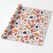 Favorieten voor kleurrijke Herfst | Seizoenvulpapi Cadeaupapier (Uitgerold)