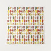 Favorieten voor soep - snijkunst wandkleed (Voorkant (horizontaal))