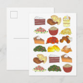 Favorieten voor soep Zuidelijk Cuisine Aankondigingskaart (Voorkant / Achterkant)