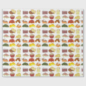 Favorieten voor soep Zuidelijk Cuisine Cadeaupapier (Vlak)