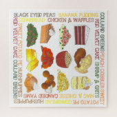 Favorieten voor soep Zuidelijk Cuisine Legpuzzel (Horizontaal)