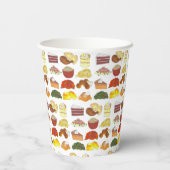 Favorieten voor soep Zuidelijk Cuisine Papieren Bekers (Achterkant)