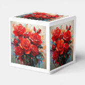 Favorietendoos - De rode rozen artwork Bedankdoosjes (Achterkant)