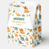 Favorietendoos voor jongens dinosaurus verjaardags bedankdoosjes (Geopend)
