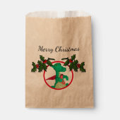 Favorietentas - Fotocirkel met Holly Branches Bedankzakje (Voorkant)