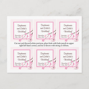 Favorietentjes Pink Cherry Blossom Briefkaart