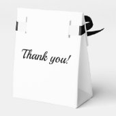 Favorietenvak voor muzieknoten bedankdoosjes (Achterkant)