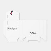 Favorietenvak voor muzieknoten bedankdoosjes (Uitgevouwen)