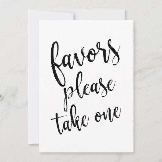 Favorietjes, neem er een betaalbaar bord kaart (Voorkant)