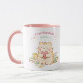 Favorite Aunt Shh Cute Kawaii Kitty Cat Sweet Pink Mok (Links)