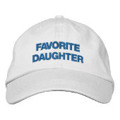 Favorite Daughter Hat Geborduurde Pet (Voorkant)