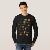Favorite Fall Things Autumn Season T-shirt (Voorkant volledig)