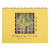 Favorite Fruits (With nutritional info) Kalender (Hoes)