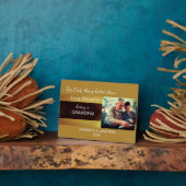 Favorite Gift! Retired Grandpa Photo Plaque Fotoplaat (Zijkant)