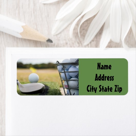 **FAVORITE GOLFER* ADRESETIKETTEN ETIKET (Insitu)