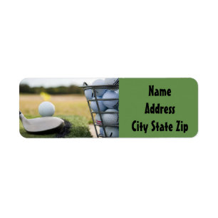**FAVORITE GOLFER* ADRESETIKETTEN ETIKET
