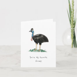 Favorite Grump Folded Note Card Kaart