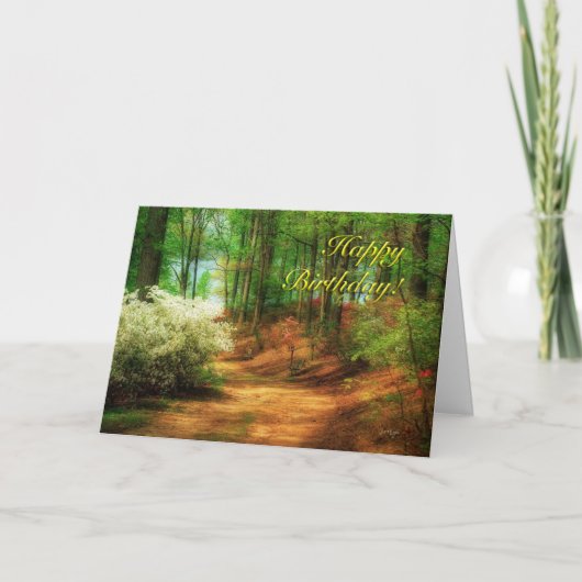 Favorite Path - Birthday Card Kaart (Voorkant)