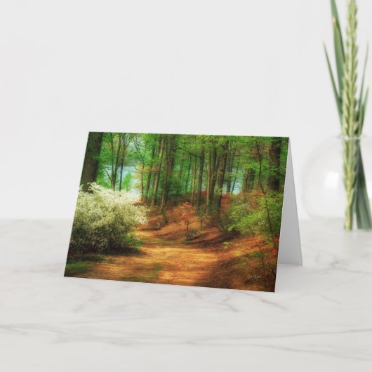 Favorite Path: Blank Verse Greeting Card Kaart (Voorkant)