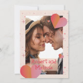 Favorite Person Cute Hearts Funny Retro Valentines Feestdagenkaart (Achterkant)