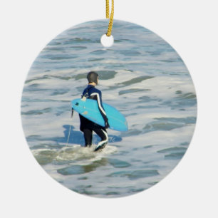 **FAVORITE SURFER** KERAMISCH ORNAMENT