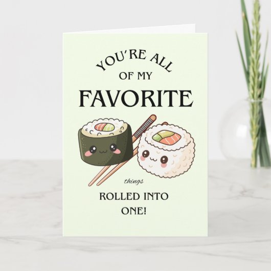 Favorite Things all rolled Into One Kaart (Voorkant)