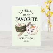 Favorite Things all rolled Into One Kaart (Gele Bloem)