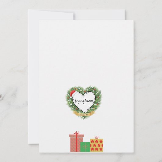 Favorite Things Holiday Party, gift exchange Kaart (Achterkant)