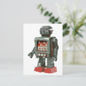 Favorite Toy Robot w Canons Briefkaart (Staand voorkant)