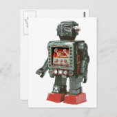 Favorite Toy Robot w Canons Briefkaart (Voorkant / Achterkant)