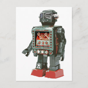 Favorite Toy Robot w Canons Briefkaart