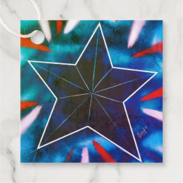 Favoritielabels voor vallende ster bedankjes labels