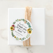 Favoritlabels voor bijenbabyfeestje bedankjes labels (In situ)