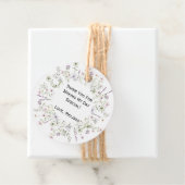 Favoritlabels voor wilde bloemen bedankjes labels (In situ)