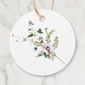 Favoritlabels voor wilde bloemen bedankjes labels (Achterkant)