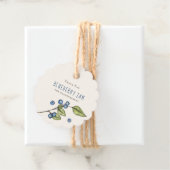 Favorlabels voor Rustieke Blauwe Jam Bedankjes Labels (In situ)