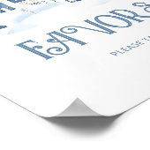 Favors Christmas village Winter Baby Shower Poster (Hoek)