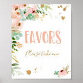 Favors Gifts Girl Miss Onederful Birthday Sign Poster (Voorkant)