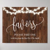 Favors Party Western Bridal Weddenschappen Poster (Voorkant)