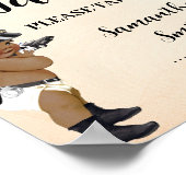 Favors Please Take One Little Recruit Baby Shower Poster (Hoek)