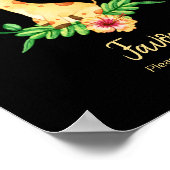 Favors Sign Giraffe Baby shower Poster (Hoek)