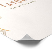 Favors Sign Guests Daisy Art Nouveau door Mucha Poster (Hoek)